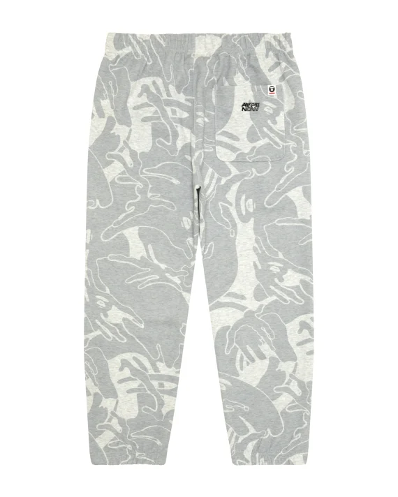 ايه ايه بي إي AAPENOW moonface camo sweat pants